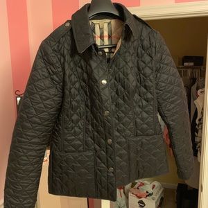 Authentic Burberry Brit diamond quilted jacket